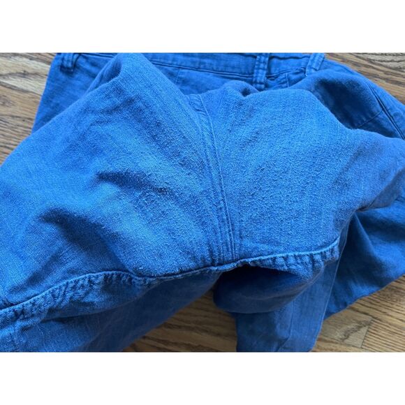 John Varvatos Star USA Blue Chino Linen Relaxed Shorts Mens Size 38 - Picture 8 of 8